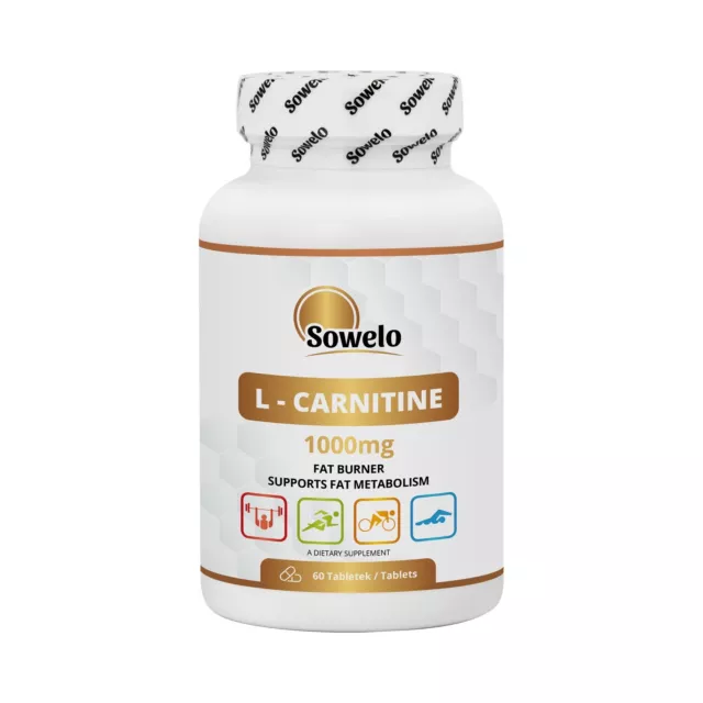 SOWELO L-CARNITIN TABLETTEN 1000 mg FATBURNER ANTIKATABOLISCHES ANTIOXIDANT