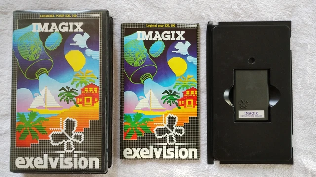 Jeu/Logiciel TOP + Exelvision Pour Ordinateur EXL 100 – Probablement ExelPaint Ou ExelBasic – En Très Bon état Avec Boîte/notice