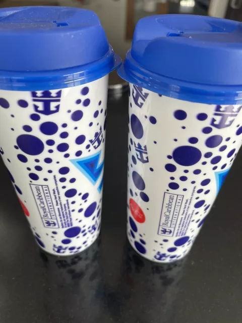 RCL CRUISES royal caribbean cruises COCA -cola cups drinks package  not used