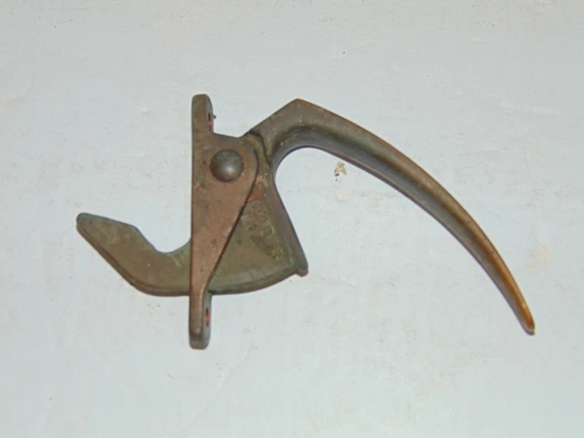 Vintage Brass Casement Window Latch Catch Locking Handle HOPE'S 167