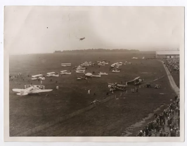 PHOTO Aviation Avion 1932 Aérodrome de Buc Tour de France des avions de Tourisme