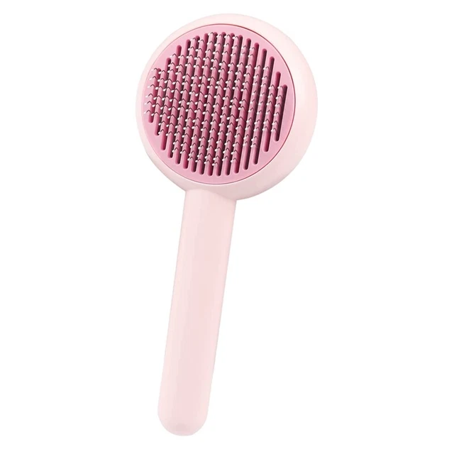 Cepillo de perro para pelo corto y largo - Cepillo de perro autolimpiable para gatos Z1N9