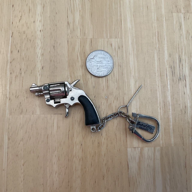 VINTAGE MINI REVOLVER Cap Gun Keychain ( Central City Colorado ) 9.99