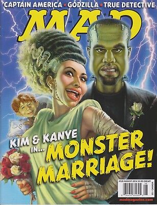 Mad Magazine #528 August 2014 Kim Kardashian & Kanye West  in Monster Marriage