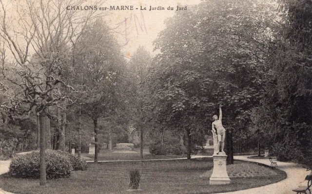 *37316 cpa Chalons sur Marne - le Jardin du Jard