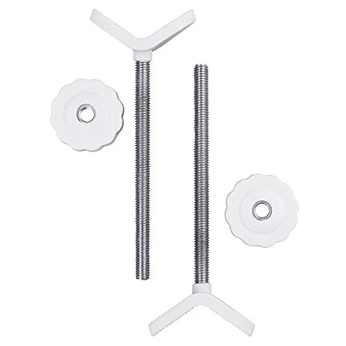 2 Pack Extra Long Y-Spindle for Baby Gate, 8mm, White, Dreambaby Compatible