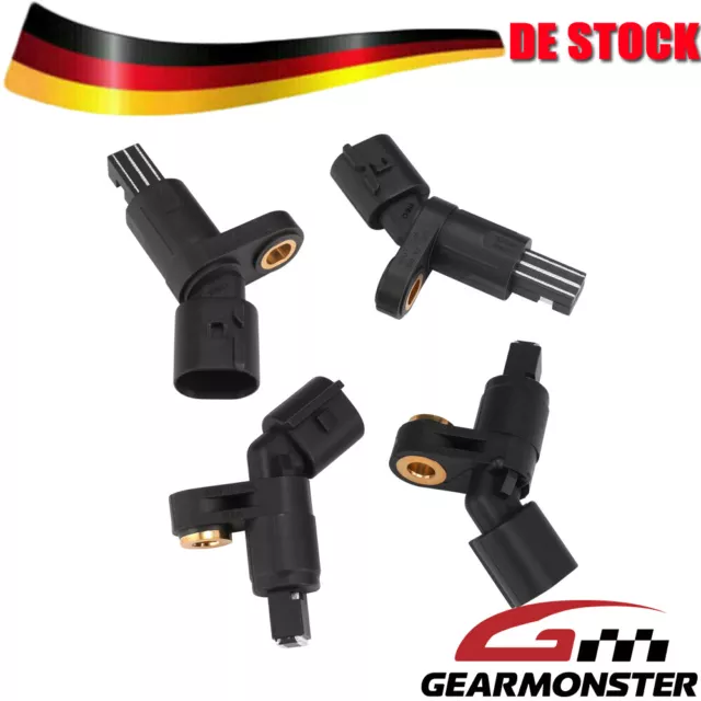 4x ABS SENSOR Für AUDI A3 TT VW GOLF 4 BORA SEAT LEON SKODA OCTAVIA VORNE HINTEN