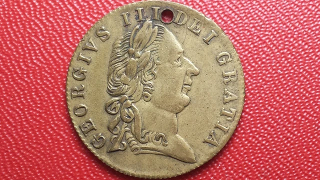 Jeton de jeu Georges IV 1791 (copie de Guinea) Royaume-Uni
