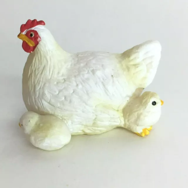 Eikoh Miniature Planet Mini Figure Bird Hen and Chicks import Japan
