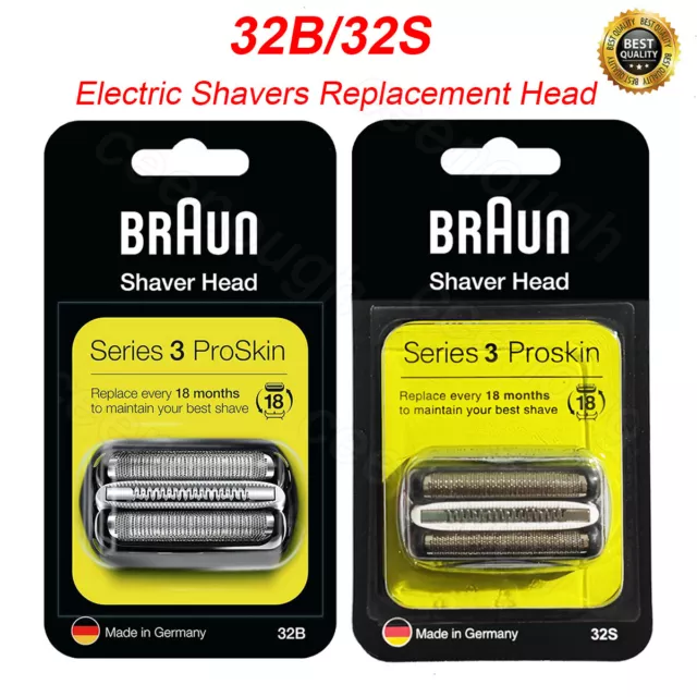 Braun-Series 3-Electric Shaver Replacement Head ProSkin Electric Shavers Kit HOT