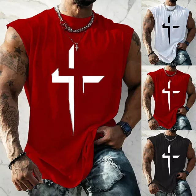 Gym vest deals t shirt