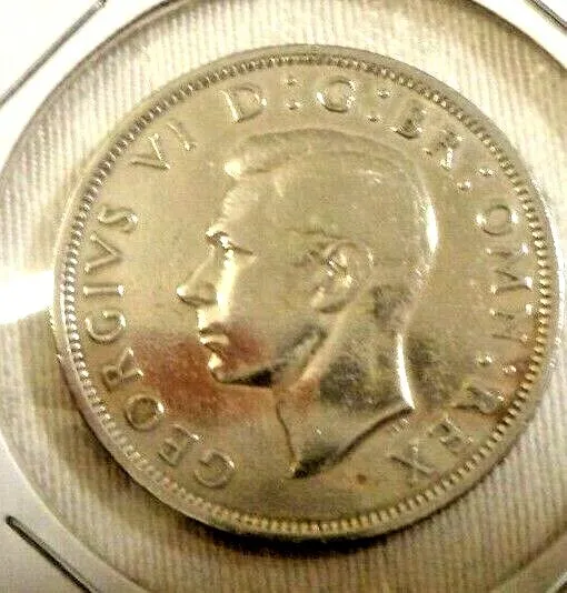 United Kingdom 1948 KING GEORGE VI HALF CROWN  COIN