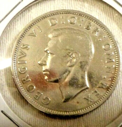 United Kingdom 1948 KING GEORGE VI HALF CROWN  COIN