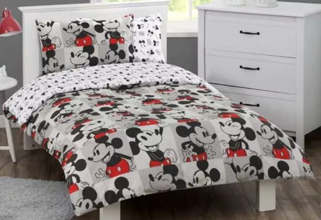 Mickey Mouse - Disney -Steamboat- Single/US Twin Bed Quilt Doona Duvet Cover Set