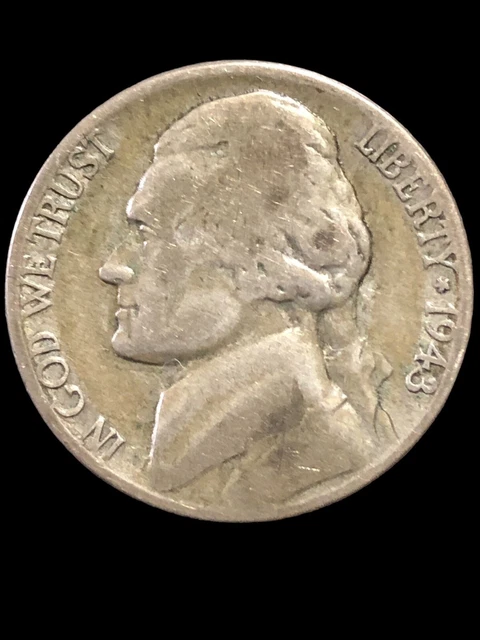 1943-P Silver War Jefferson Nickel Laminated Rev Please Check Out Our Inventory