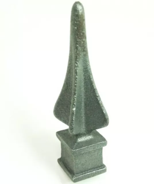 10x CAST IRON FENCE & GATE FINIALS / SPEARS - Style 004A - Vari 1/2" 5/8" 3/4"