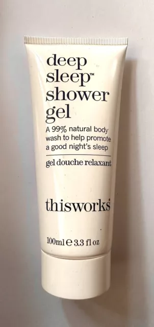 This works deep sleep Shower gel Gel dusche 100 ml