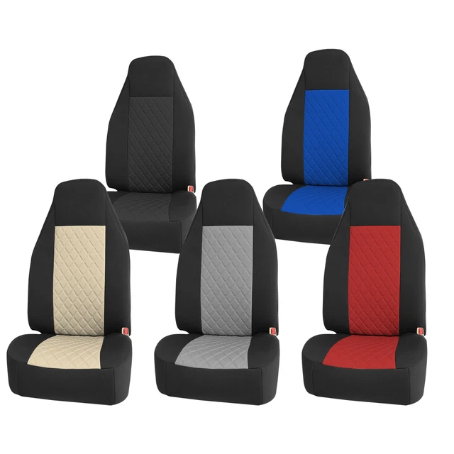 DELUXE NEOSUPREME HIGH Back Seat Cushions For Car Truck SUV Van Front