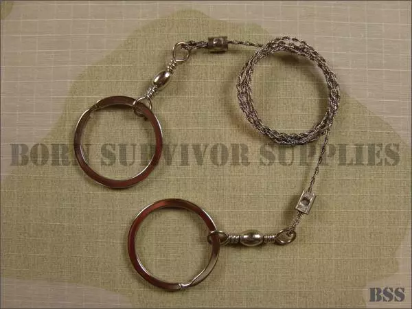 BCB Commando WIRE SAW with Rings - Survival,Bushcraft