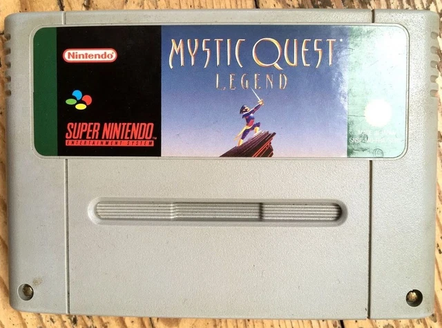 Cartouche Seule Mystic Quest Legend 100% Originale Super Nintendo Snes Pal Fra