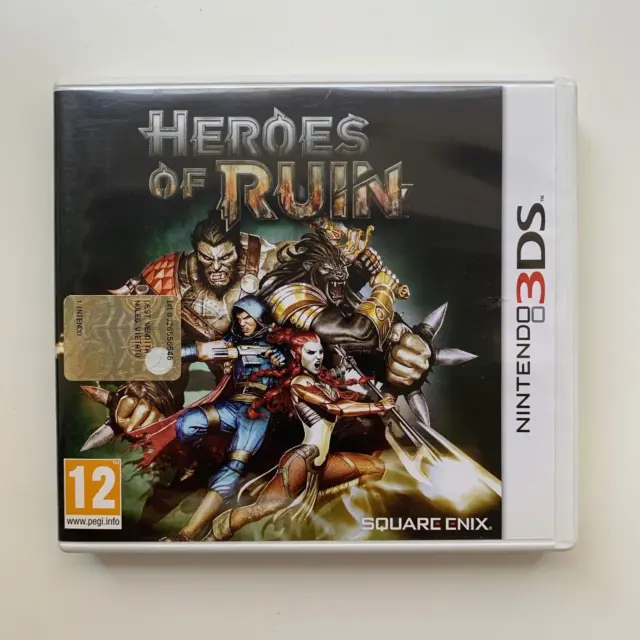 Heroes Of Ruin - Nintendo 3Ds 2Ds Italiano Completo Di Manuali Come Nuovo