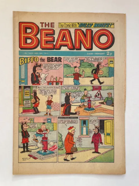 The Beano Comic No. 1625 - September 8th 1973, VG/VG+