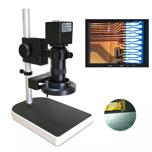 Microscope 16MP 1080P Industrie Mikroskop HDMI HD Digital Kamera Camera + Stand