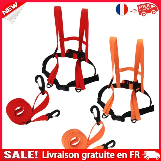 Kids Ski Training Belt Anti-Fall Chest Strap Skiing Safety Traction Harness Rope
