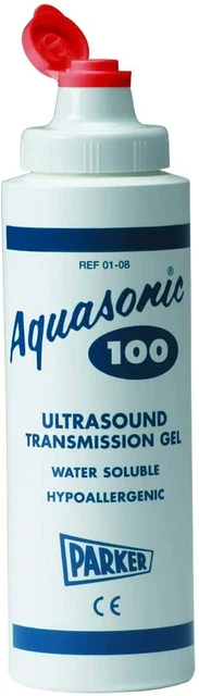 Parker Labs Aquasonic 100 Blue Ultrasound Transmission Gel 8.5oz Bottles, New