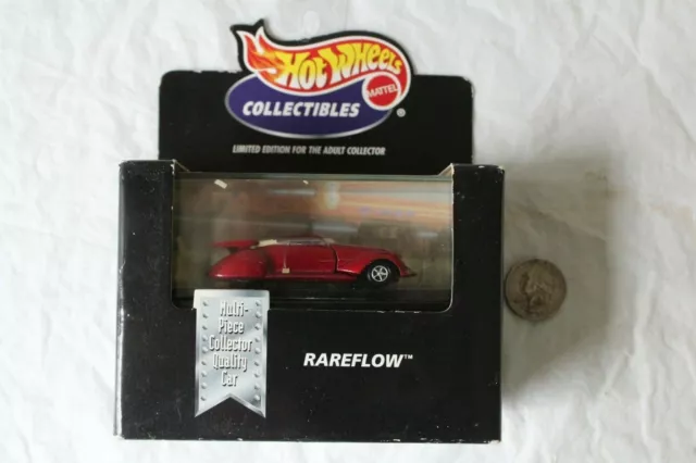 Mattel Hot Wheels Collectibles RAREFLOW w/ Display Case 1:64 Die-cast Car 1998