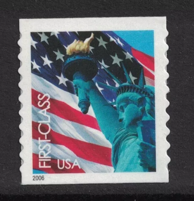 Scott 3970- Lady Liberty & Drapeau- Bobine,Die Coupe 9.5- MNH (S / Un) 39c 2006-