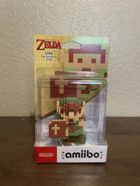 Amiibo 8-bit Link The Legend of Zelda Character Figure SEALED. Ships NEXT Day!