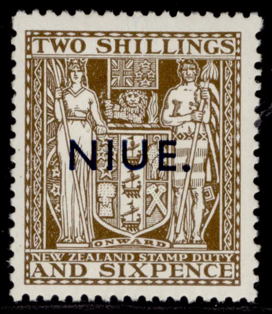 NEW ZEALAND - Niue GVI SG79, 2s 6d deep brown, NH MINT. Cat £110.