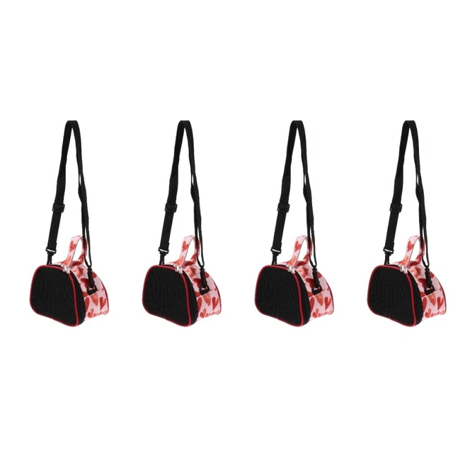 4 piezas Portador de conejillos de indias portátiles mascotas transpirables bolsa de viaje