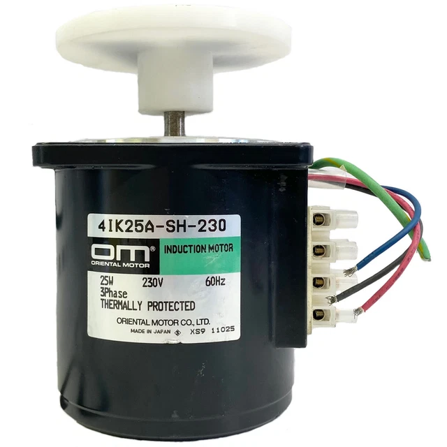 Sh25 Motor Rotation ORIENTAL MOTOR 4IK25A-SH-230 Induktionsmotor 25W 230V 3-Phasen USA ...