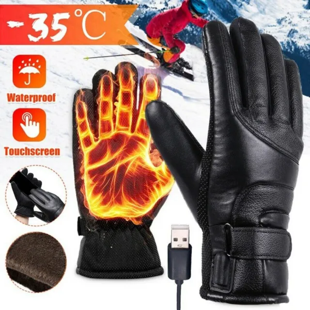 Gants USB confortables et chauds gants chauffants pour les mains moto hiver