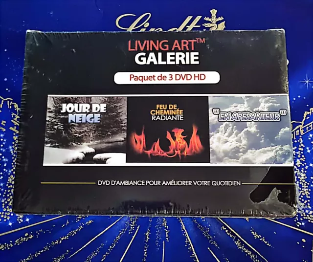 DVD LIVING ART galerie jour de neige feu de cheminée en apesanteur - NEUF  EUR 14,99 - PicClick FR