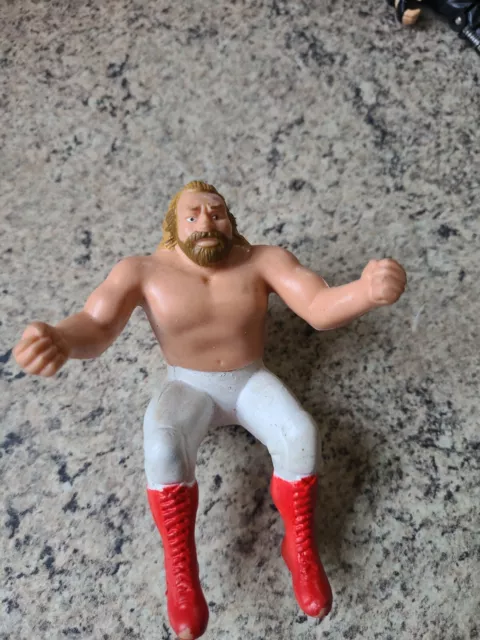 4" WWF WWE big John stud LJN THUMB WRESTLERS WRESTLING FIGURE TITAN SPORTS