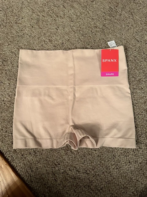 SPANX WOMEN'S SOFT Nude Everyday Shaping Boyshort Size Small New Beige ...
