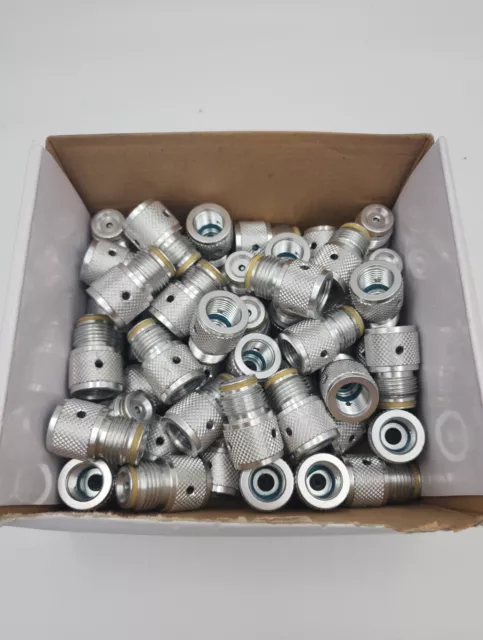 Lot of 48 - JT 88/90 Gram CO2 Cylinder Adaptor - Silver