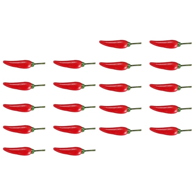 Coadipress Red Chili Pepper Earrings For Women Girls Cute Fun Lifelike Simulation Vegetable Food Resin Dangle Drop Charm Pendant Earrings -Red Pepper
