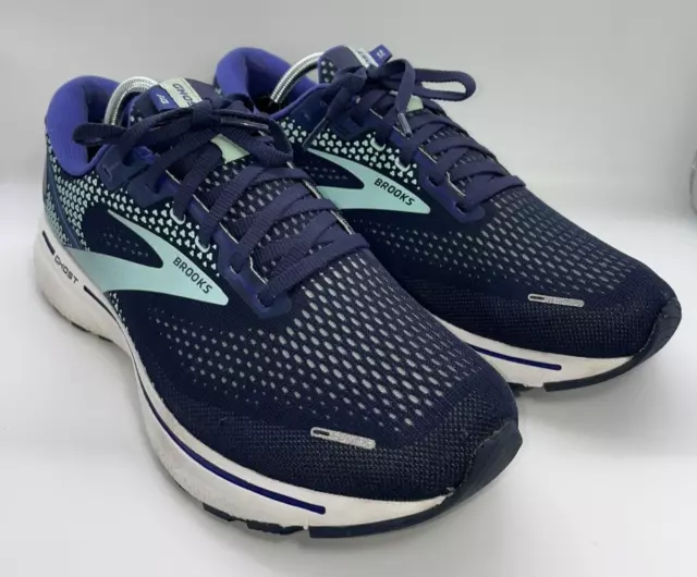 Brooks Ghost 14 Peacoat Yucca Navy Road-Running Sneakers Women’s Size 12