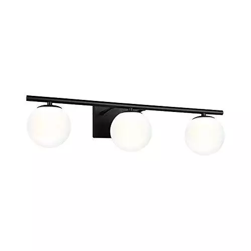 YHTlaeh New Bathroom Vanity Light Fixtures 3 Lights Brushed