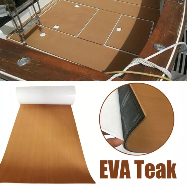 Boot Teak Marine EVA Deck synthetisches Anti- Rutsch Teak Boot Yacht Decking DE!