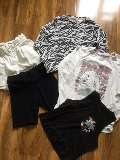 Bundle Girls Shorts & Tops Age 9-10