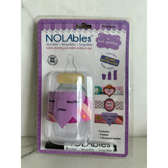 NOLABLES by Tori Spelling Bottle Princess Label Kit NEW