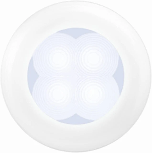 Luz LED suave redonda de cortesía redonda de línea delgada blanca de 12 V CC serie 0500