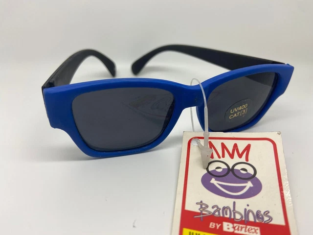 Occhiali da sole Bambines by Bartex per bambini - protezione UV400 - montatura blu divertente
