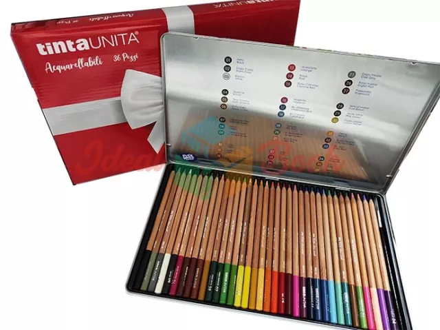 Valigetta Colori 36 Pastelli a matita Tinta Unita + 18 Brush Pen bipunta