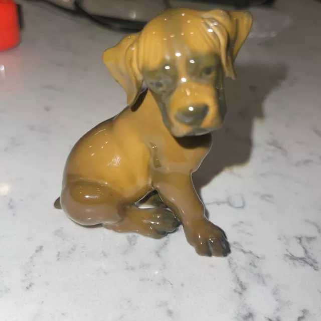 Rosenthal Figurine Boxer Dog Puppy German Vintage Hand-Painted Treasure 1950s